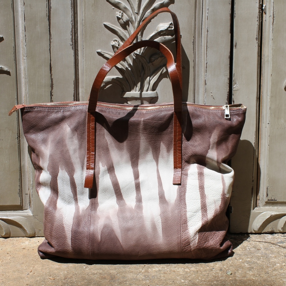 Leather tote Monserat DeLucca